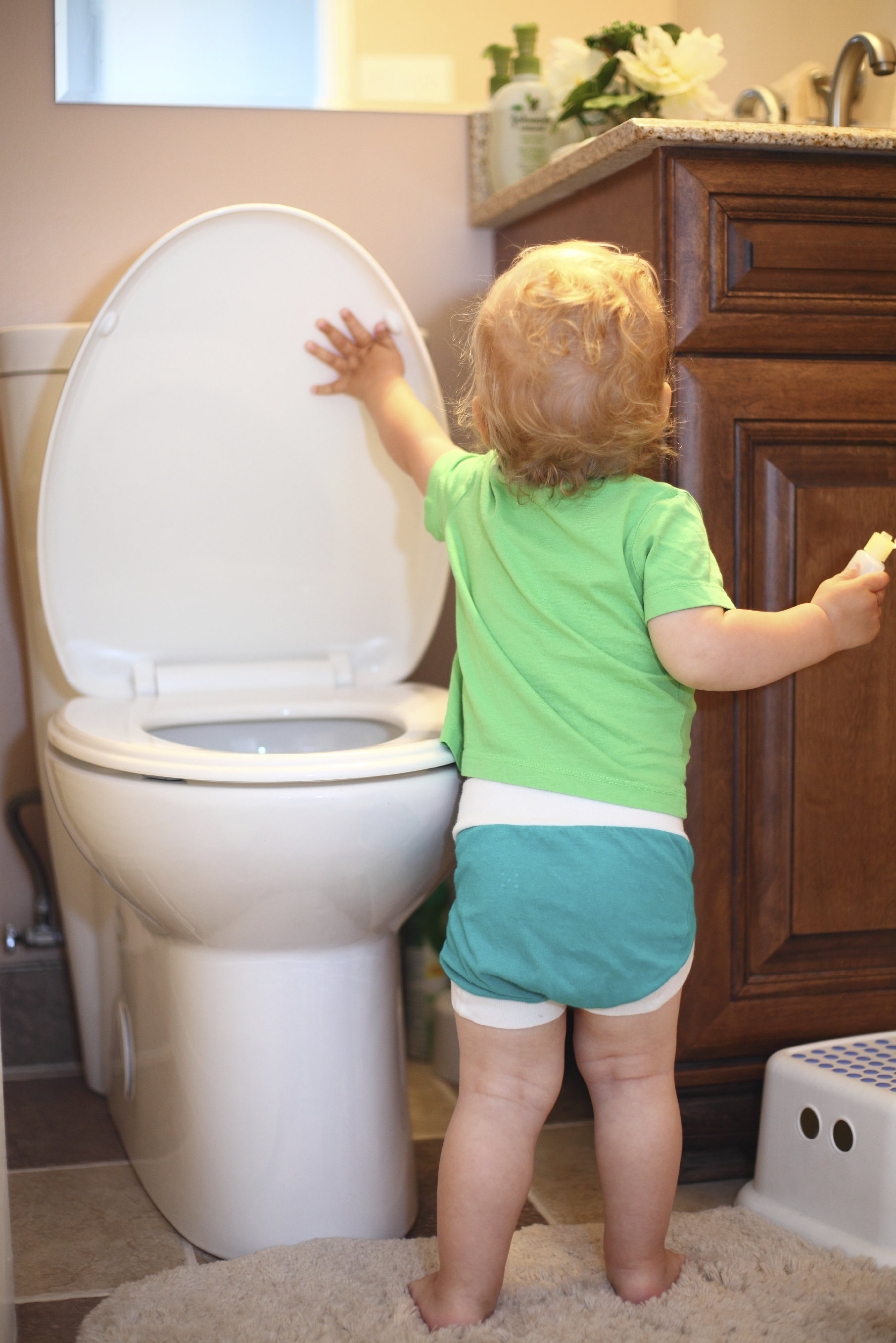 Childproofing a Water Hazard in Your Home - the Toilet!